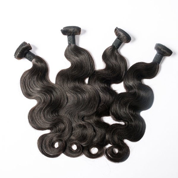 Natural Black Brazilian Body Wave Hair Bundles WW004